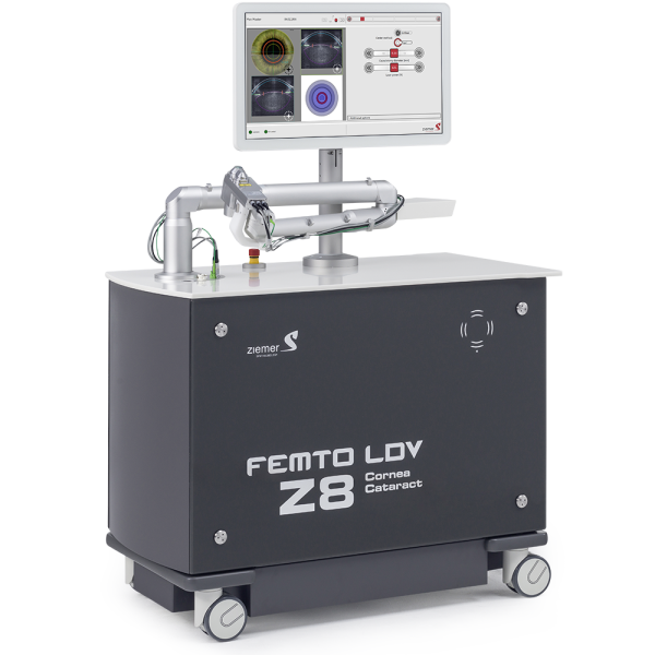 FEMTO LDV Z8 - O laser de femtosegundo completo para cirurgia refrativa, de catarata e terapêutica.