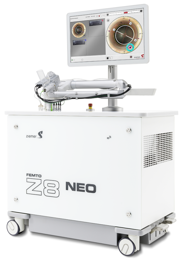 O NOVO FEMTO Z8 NEO - Uma plataforma de laser multifuncional fora do comum para cirurgia refrativa, terapêutica e de catarata. 