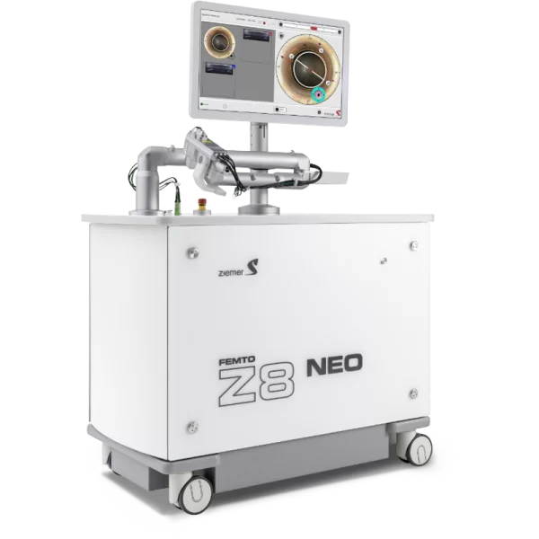  FEMTO Z8 NEO. A extraordinária plataforma de laser multiuso é a melhor opção para cirurgias refrativas, terapêuticas e de catarata.